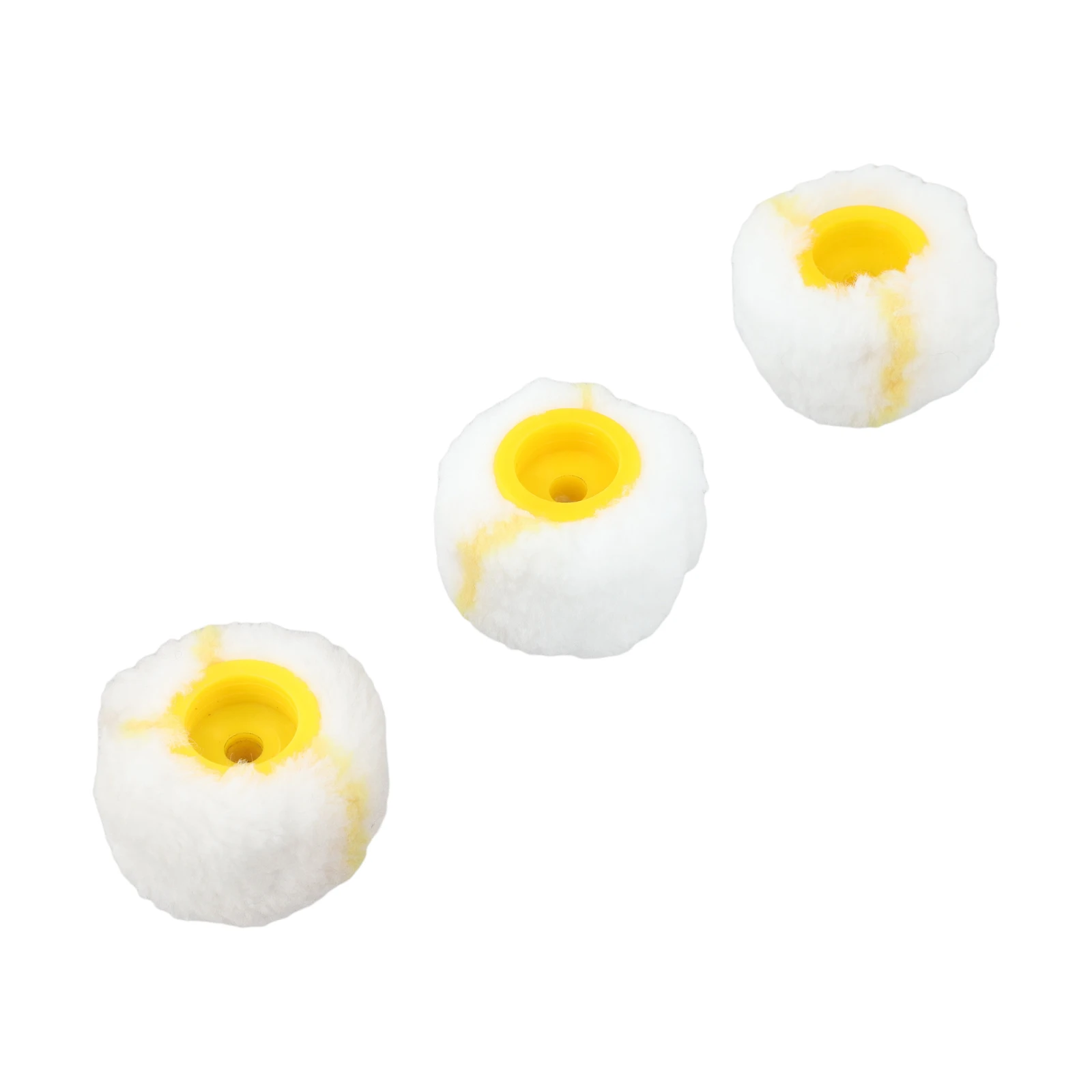 Curved Pipe Roller Brush For Painting Cylindrical Surfaces 1.25 To 2.25 Inch Diagonal Tubes With Stainless Steel Rod And Polyest