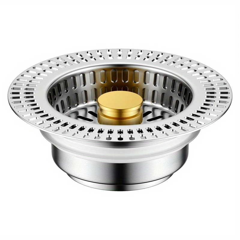 

Kitchen Sink Drain Strainer Drain water stopper Food Waste Catcher Plug With Filter Basket For Home Kitchen Sink Filter