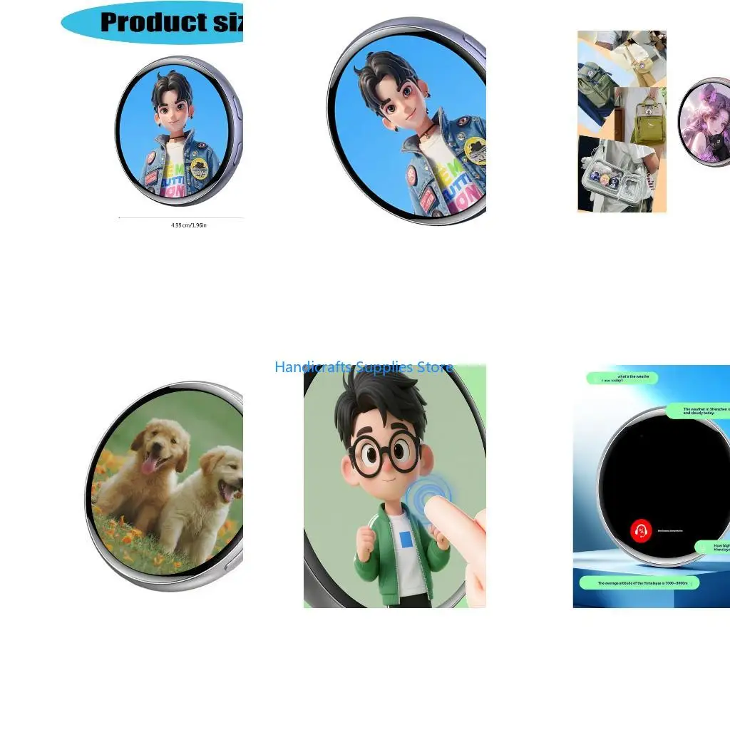 R1WA Modifiable Bright Button Having Design Identification System Produced For Contests Shows And Holiday Gatherings