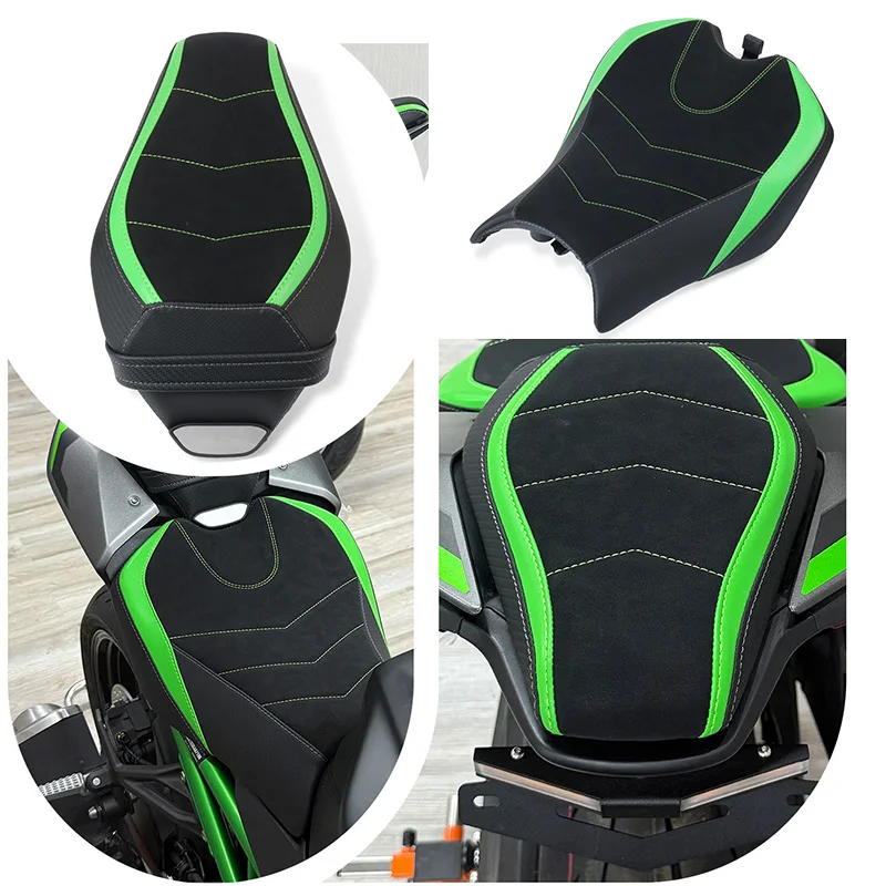 

For Z900 Z900 SE 2026 2025 Motorcycle Front Driver Rider Seat Cushion Heightened Pillion Hump Cowl Rear Passenger Seat Pad Cover
