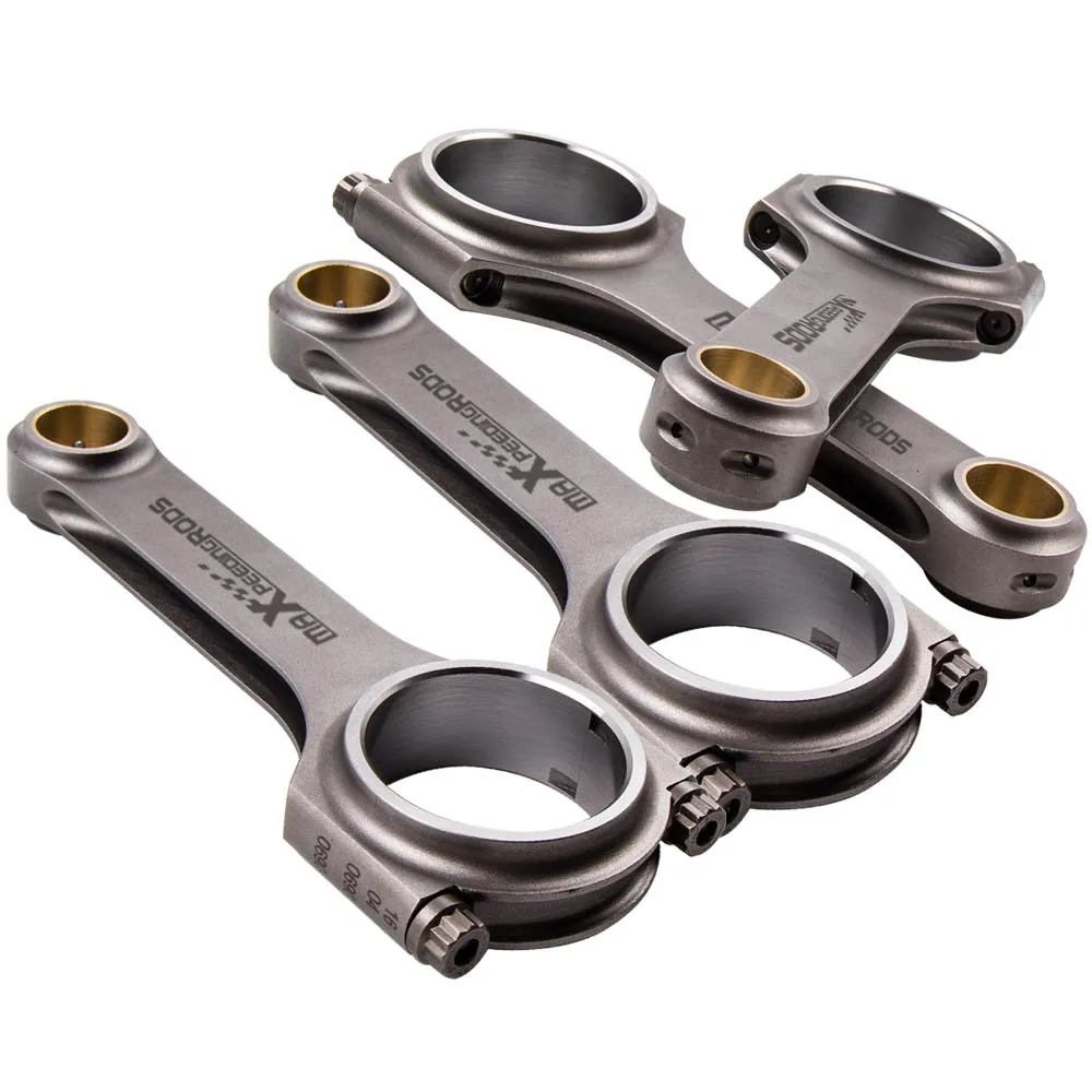 

MaXpeedingrods Conrod Manufacture Connecting Rods 800Hp 133 Mm For Nissan Silvia CA18 S13 180SX 200SX ARP2000 Bolts 4340