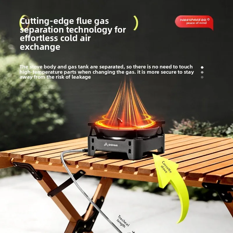 Portable Split Infrared Gas Camping Stove Wind Resistant Tea Burner for Outdoor Travel Picnic Camping 캠핑 버너