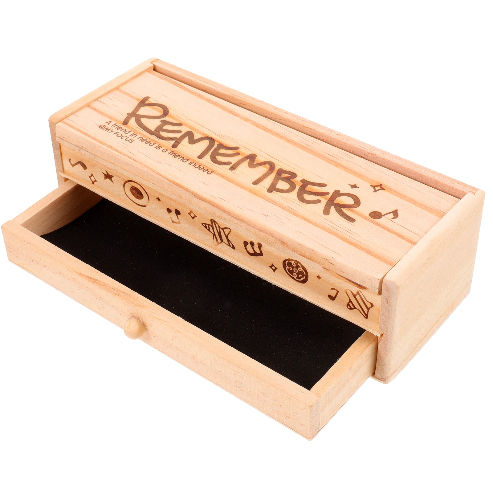 

Durable Wooden Pencil Box Large Capacity Hard Case Double Layer Design for School Kids Boys Girls Pen ganizer Stationery Storage