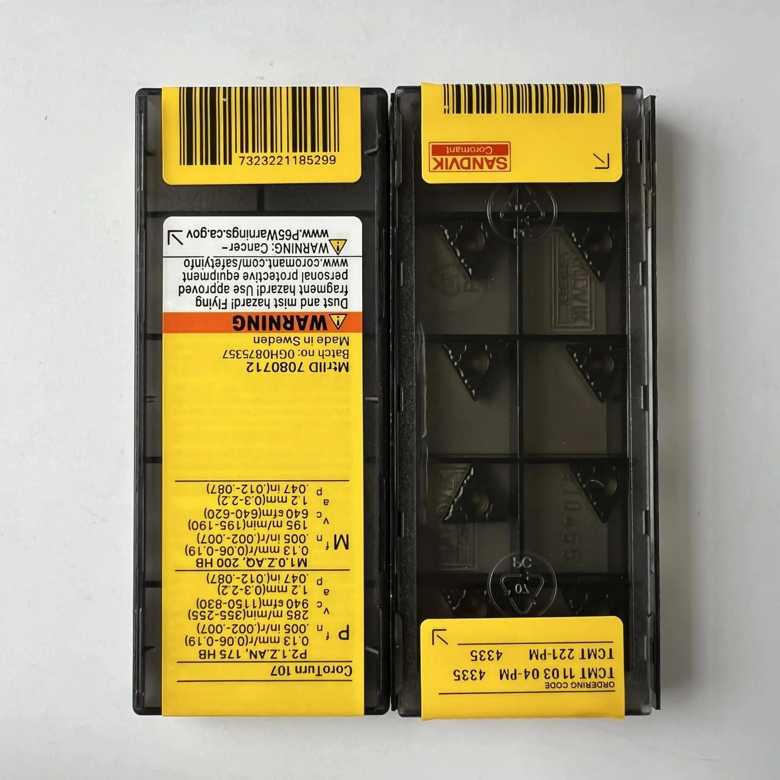 

TCMT110304-PM 4335 / CNC lathe carbide blade 10 Pcs