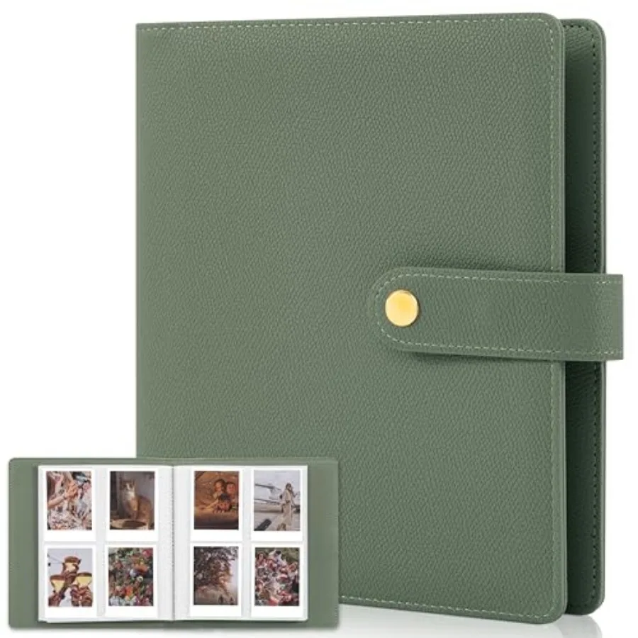 

Beautiful Photo Album for 2x3 in Polaroid Photos - Safely Holds Your 300+ Pictures Of Unique Memories - The Perfect Instax Mini
