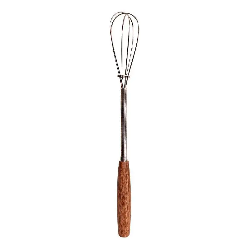 Mini-Haarfarbenmischer aus Edelstahl mit Holzgriff, manueller Salbemischstab zum Rühren und als Werkzeug zum Färben der Haare. – Detail 5