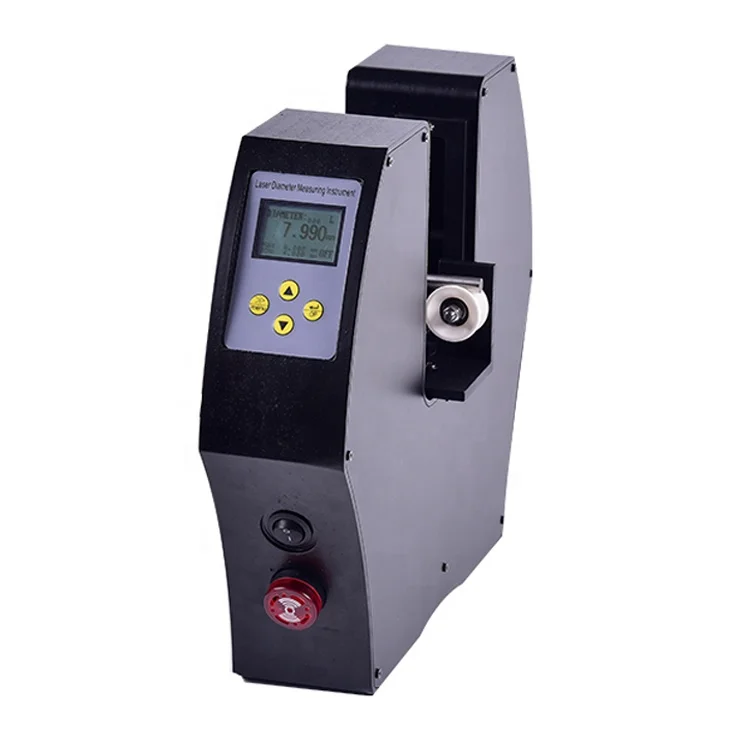 Custom high precise 2 axis laser wire diameter measuring tool, pipe diameter measuring gauge