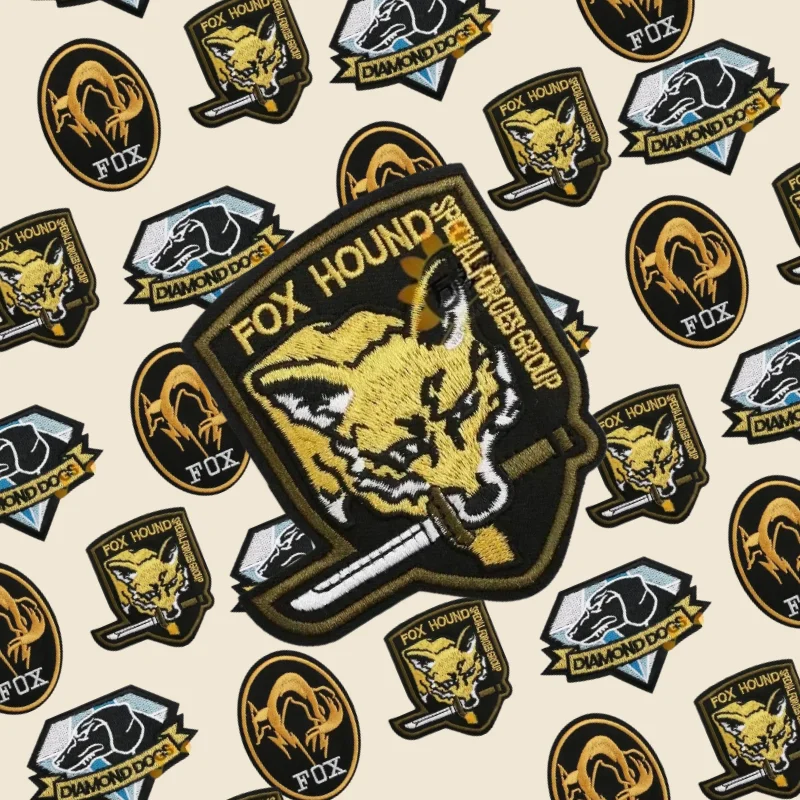 

1/10 шт., оптовая продажа, голова животного, вышитая нашивка, голова волка, боевой значок, тактические аксессуары, повязка на руку, наклейка на чехол для рюкзака