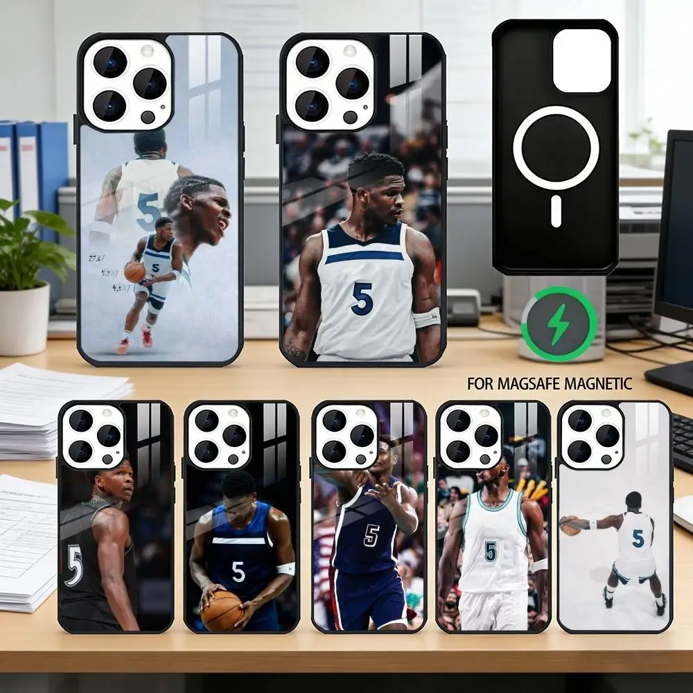 

Anthony Edwards Antman 5 Phone Case For iPhone17,16,15,14,13,12,11 Plus,Pro Magnetic For Magsafe Wireless Charging
