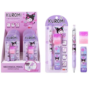 Sanrio MyMelody Kuromi Cinnamoroll Pochacco Mechanischer Bleistift mit Ruchargas Rucharges, wunderschöner Set -Automatikstift, Geschenk Schreibweise 7 Hauptverkaufsmitglied meine Melodie - №2