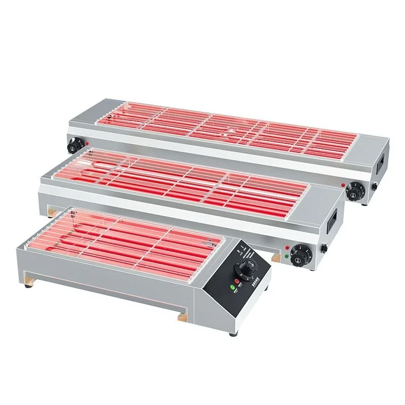 Household electric grill, grill machine, automatic grill gluten skewer