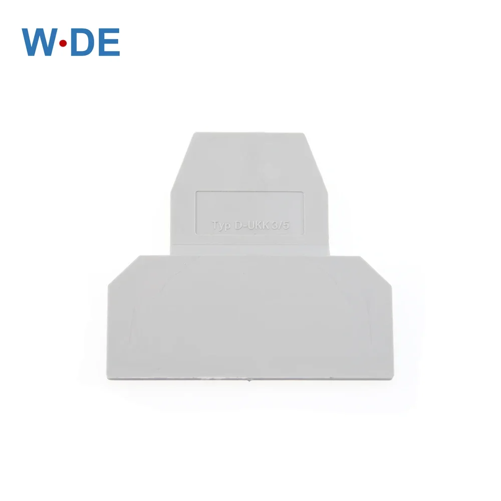 1 Piece D-UKK3/5 End Cover Plate For UKK-3 And UKK-5 Terminal Block Accessories End Caps For Din Rail Terminal Blocks