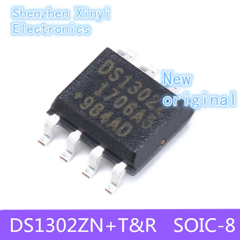 Brand new and Original 1302ZN+T&R DS1302ZN+T&R DS1302ZN  Clock / Calendar 3-Wire Serial Interface Chip SOIC-8 Encapsulation