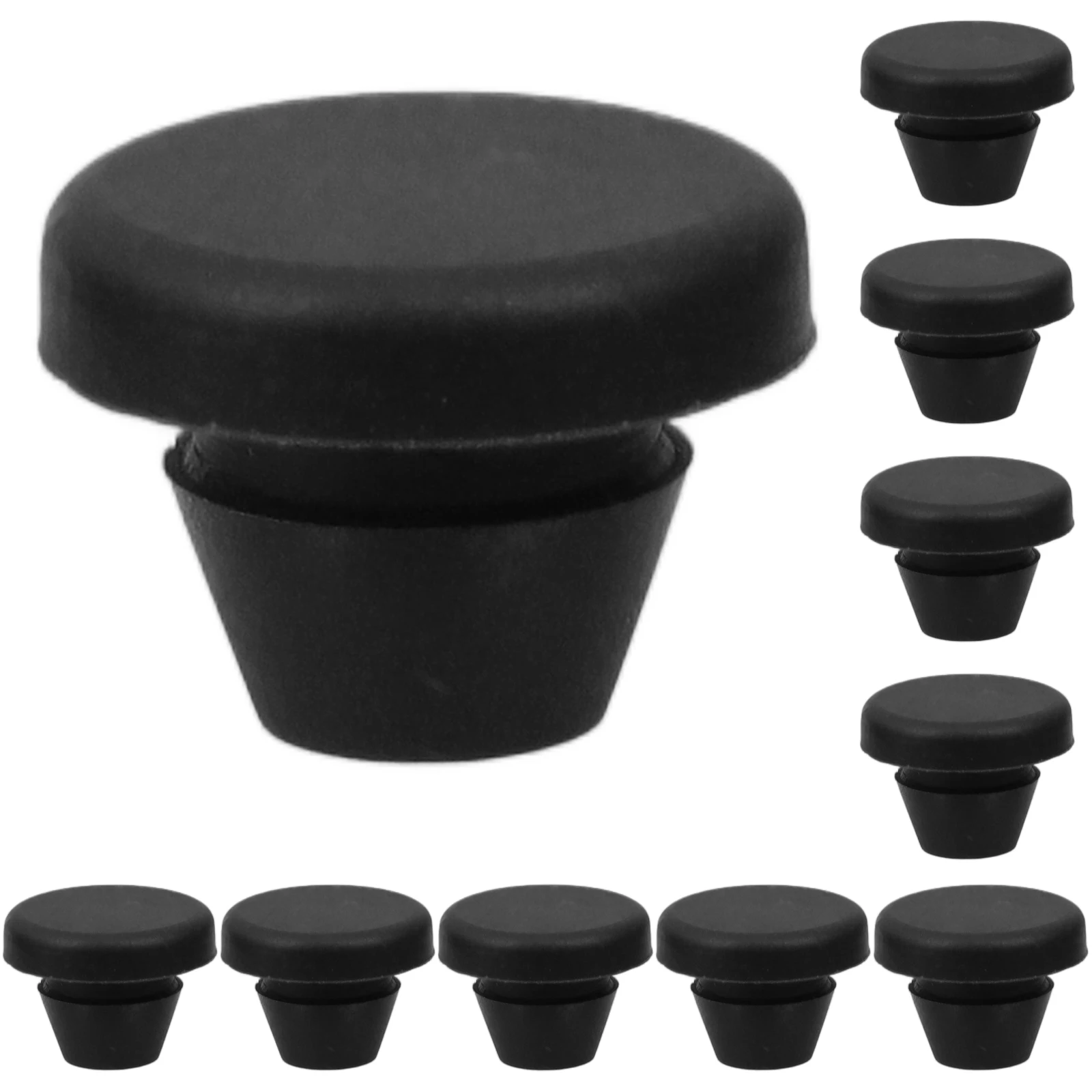 

10 Pcs Anti-collision Plug Hole Plugs Dust Pool Cover Button Screw Cap Silica Gel Decorative Caps Covers