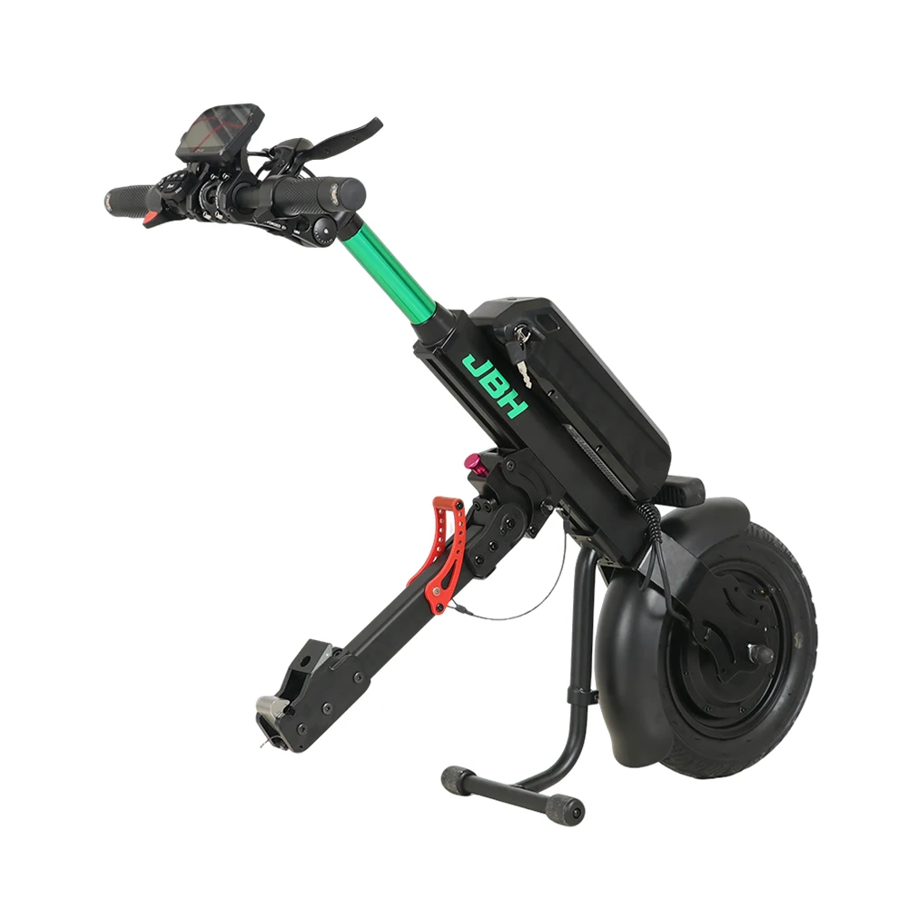 Coofull Electric Handcycle Wheelchair Attachment for Disabled People with Disc Brake and Lightweight Aluminum Alloy Frame view 3