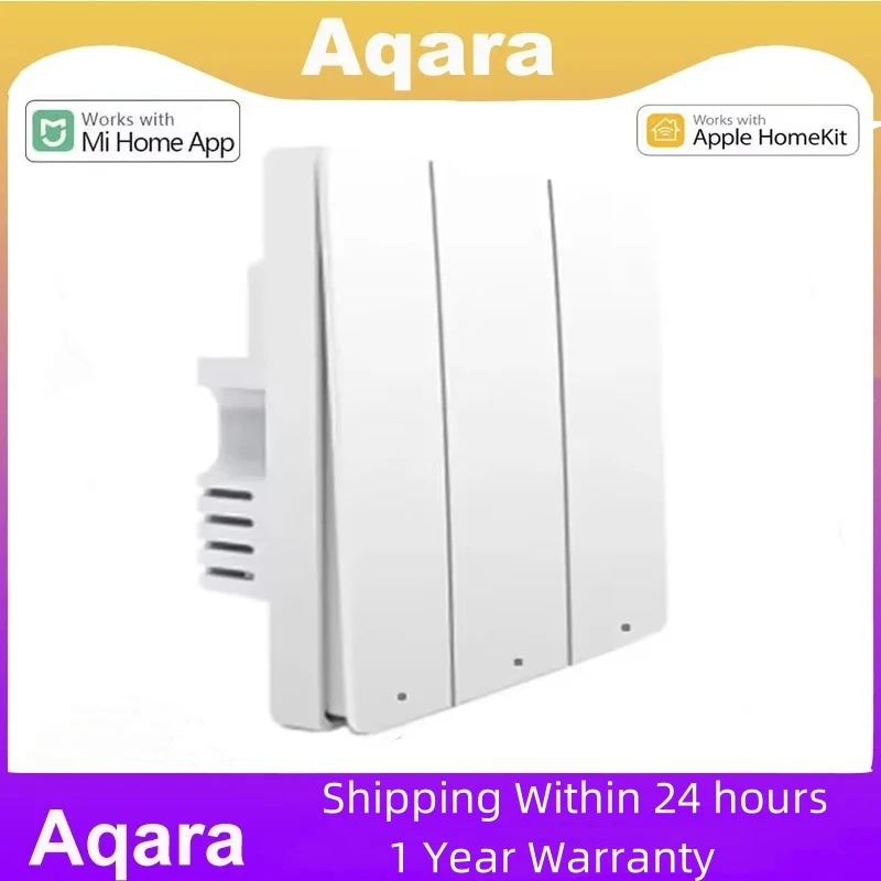 

Aqara Smart Wall Switch D1 Zigbee Wireless Key Light Switch Button Remote Control Smart Home for Mi Home HomeKit APP