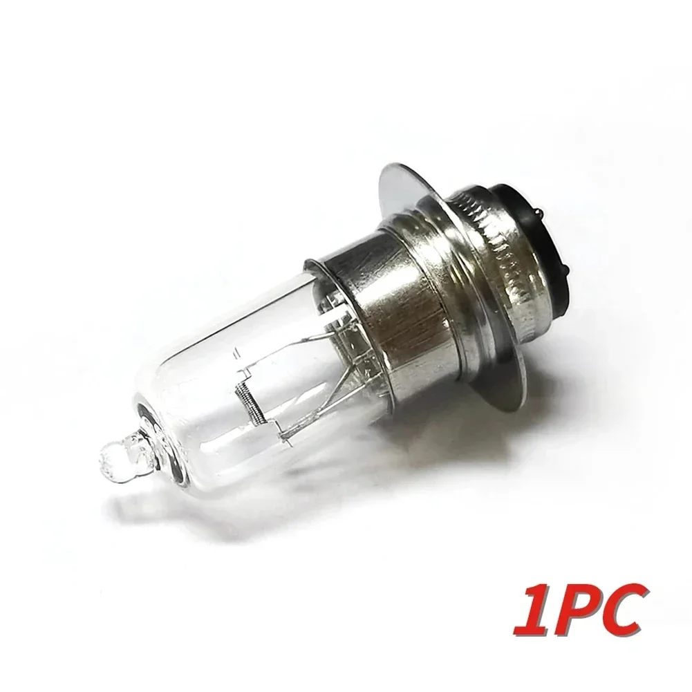 1pc Motorcycle Headlight Bulbs H6 T19 P15D Halogen Bulb 12V 6000K/4500K Hot Sale Fit Lots Of UTV/Scooters Lamp Part Accessories