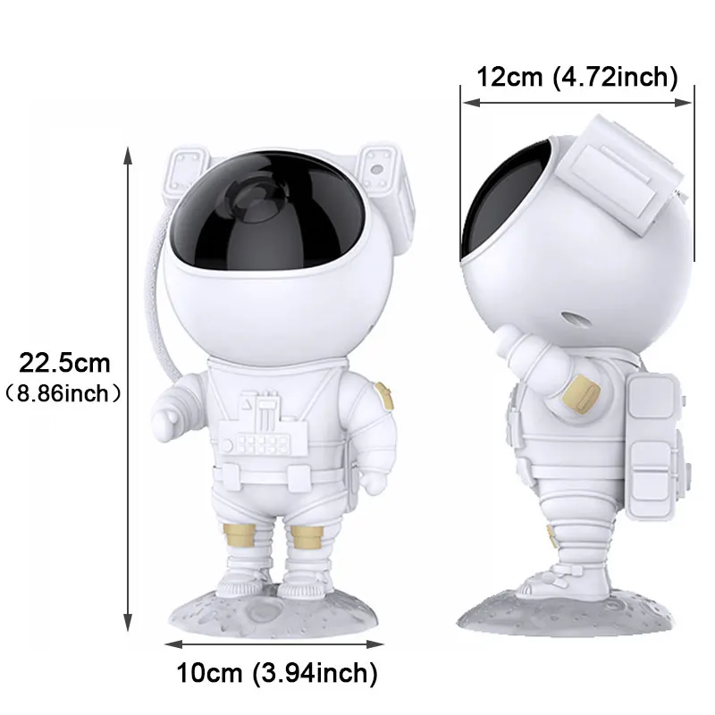 Spaceman Galaxy Projector Lamp Starry Sky Night Light For Home Bedroom Decor Astronaut Decorative Luminaires Children\'s Gift