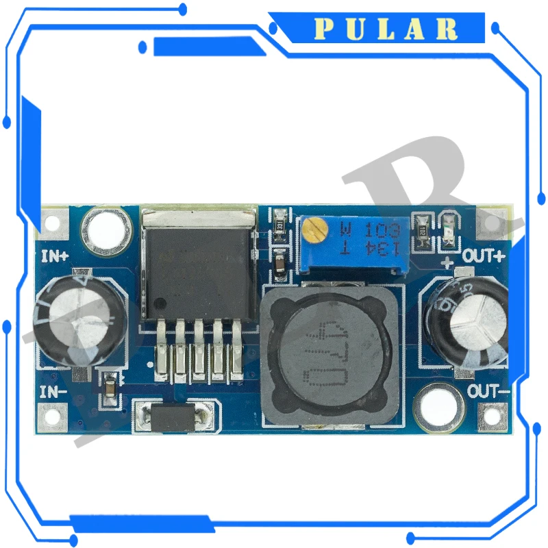1Pc PLR LM2596 LM2596S ADJ Power Supply Module DC-DC Step-do