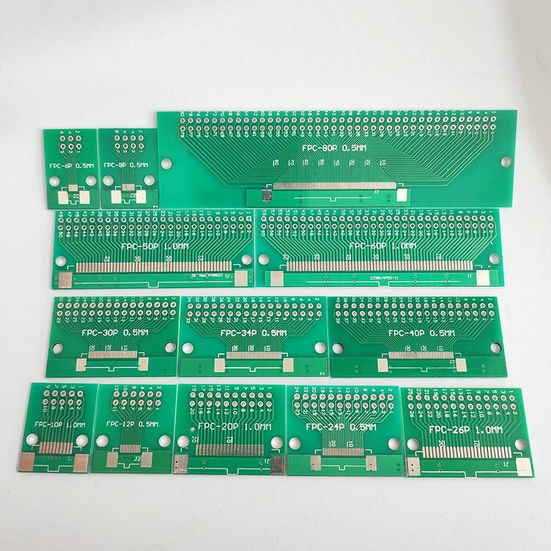 FPC/FFC Flexibles Flachbandkabel-Adapterboard 0,5MM/1,0MM/Abstand bis zu 2,54mm 6P/8P/10P/12P/20P/24P/26P/30P/34P/40P/50P/60P/80P – Detail 3