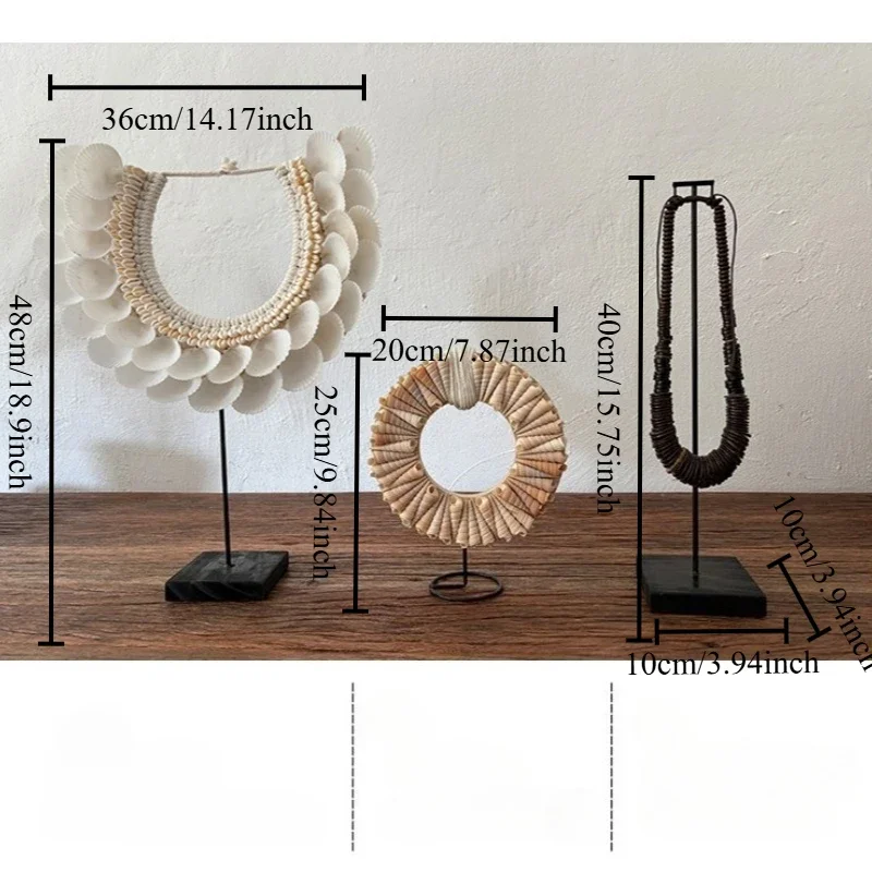 Creative Natural Seashell Handcrafted Home Deocr For Entryway Living Room And Desk Display In Hospitality Setting Nordic Style D