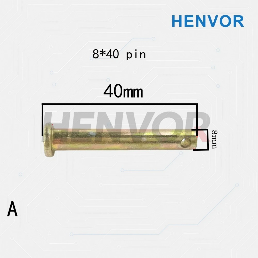 Micro Tiller Perforated Pin Shaft For 178F 186FA 188F Wheel Shaft Knife Shaft Tiller Latch Pin Replacement Parts