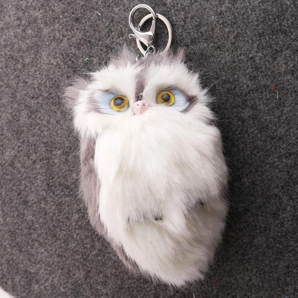 

3pcs Owl Keychain Creative Durable Pendant Decor For Bags Cell Phones Car Keys Party Favors Gift Owl Key Ring Keychain Ornament