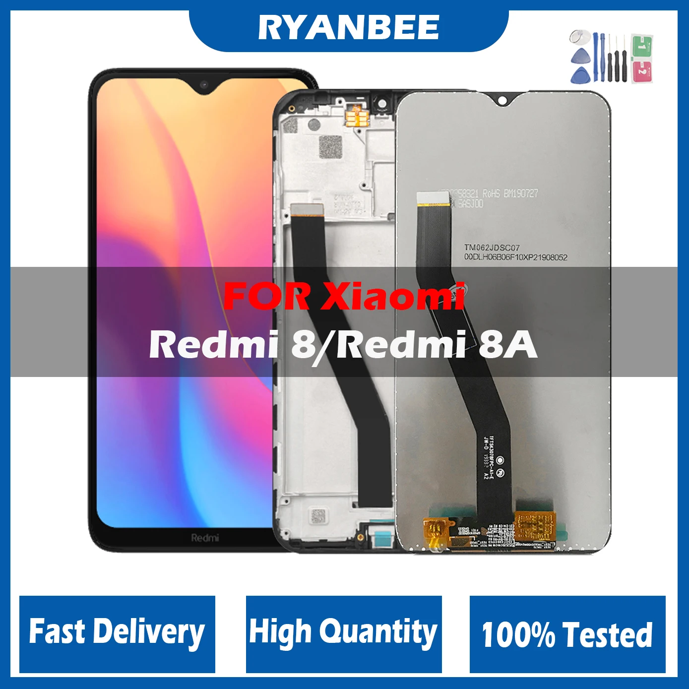 

6.22" Original LCD Screen For Xiaomi Redmi 8 8A LCD Display Touch Screen Digitizer Assembly Replacement For MI Phone Redmi 8