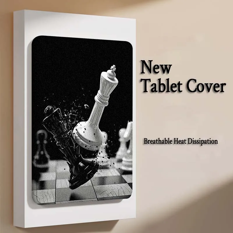 الشطرنج الفن نمط رائع لسامسونج غالاكسي تبويب S11 A11 A9 A8 S6 A 10.1 A7 10.4 زائد 2025 2023 2022 اللوحي