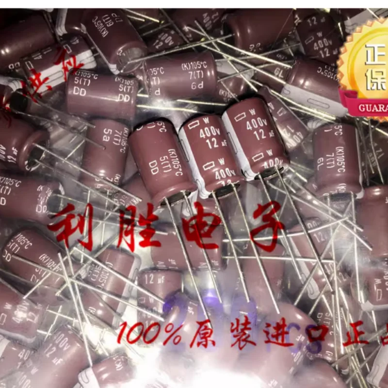 10PCS-100PCS 12UF 400V Capacitor Japonês NCC Black Diamond 400V12UF 10 * 16 W substitui 400V10UF
