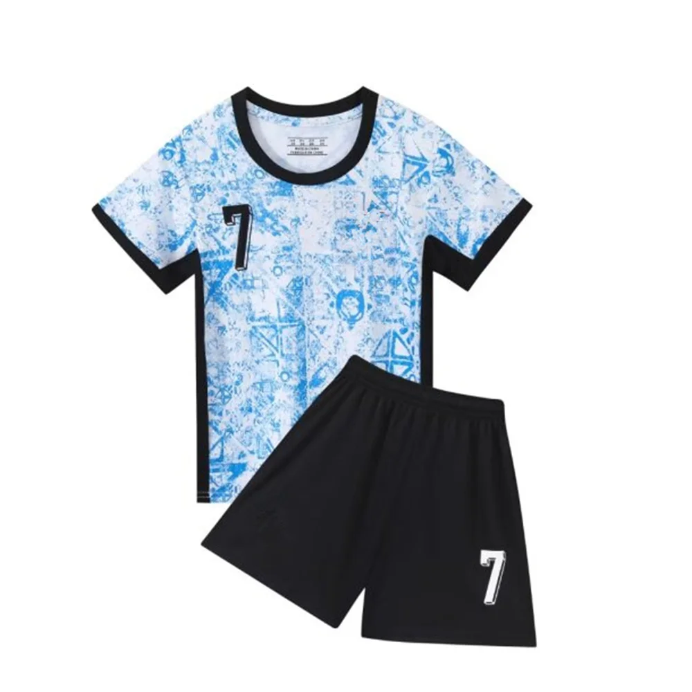 Parent -child Children's sports suit boy girl Portugues Fans shirt Training wear games rugby soccer uniform Men Child Sets Leisu