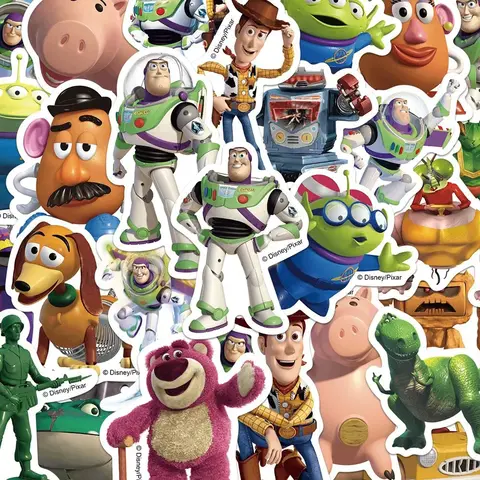 10/30/50pcs Cute Disney Anime Toy Story Stickers Buzz Lightyear Woody Decals DIY Laptop Phone Scrapbook Cartoon Sticker Kids Toy