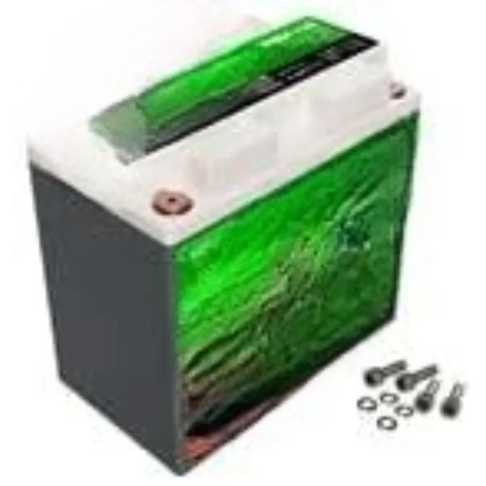 Bateria PSX14Q Agm - Powercell Agm Powersports de ciclo profundo de 12 volts para UTV, motocicleta, snowmobile - manivela fria 211 amps