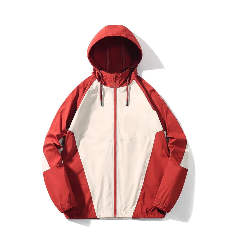 

Men's Color Block Sun Shirt UPF50+ Lightweight Windbreaker - UV Protection Fishing Jacket Outdoor S-4XL