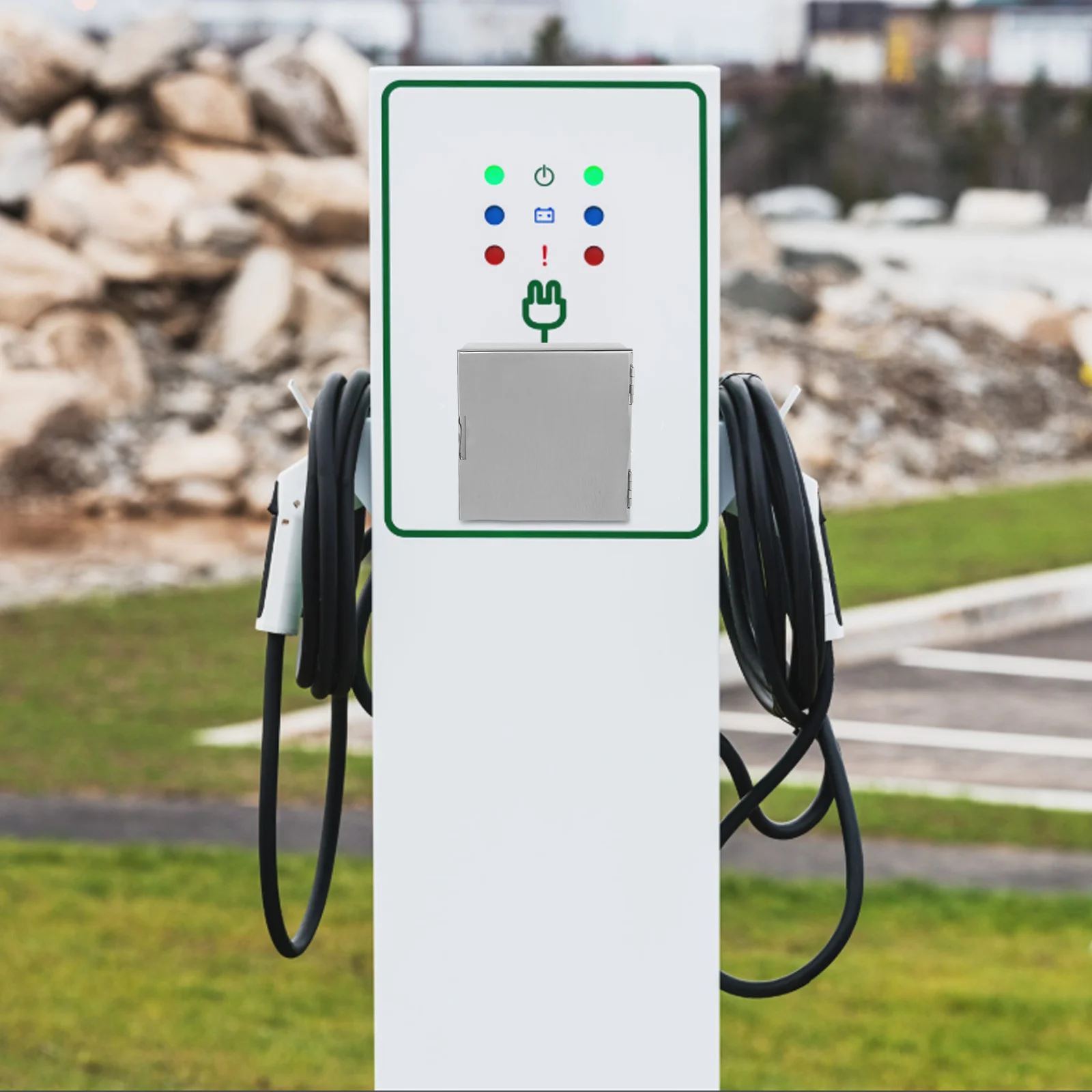 

Electrical Socket Box Heavy Duty Iron Waterproof Outdoor Socket Protection Case Weatherproof Outlet Cover Secure Box