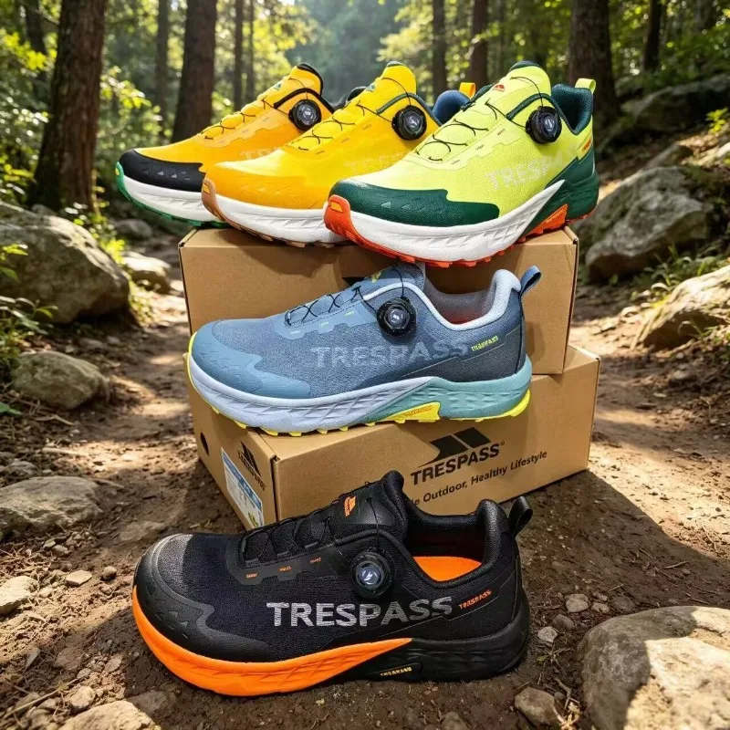 Classic Brand Trail Running Shoe Mesh Breathable Running Shoes Men Comfortable Walking Jogging Shoe Non-Slip Outdoor Sports Shoe