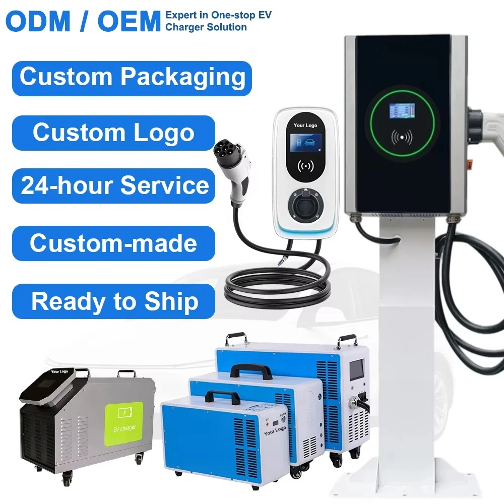 For Tesla Electric Car Home Fast Change 22kw Type 2 Ev Charger with Type 2 Ev Cable for Byd New Energy Vehicle Parts Accessories view 4