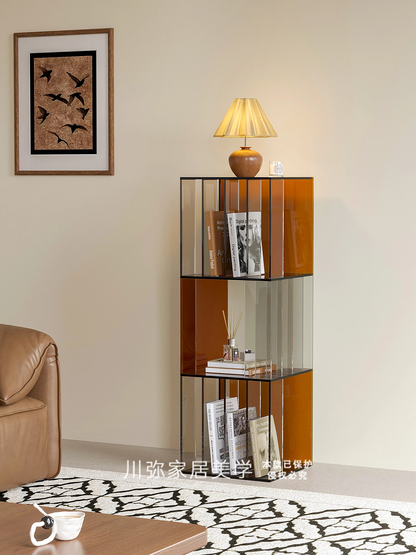 Bookshelf Shelf Floor-to-ceiling bookcase Home living room storage rack