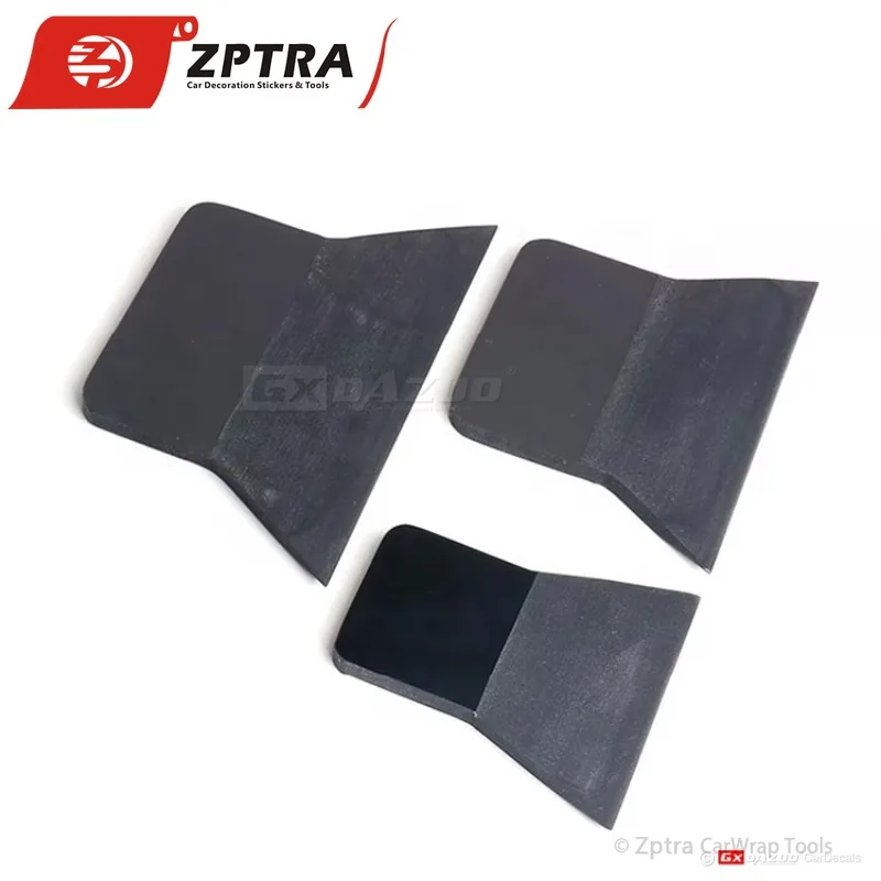 3 Pcs/Lot Black Hard Card Squeegee Car Vinyl Wrap Installation Kit Tools Cleaning Installation for Vinyl Set