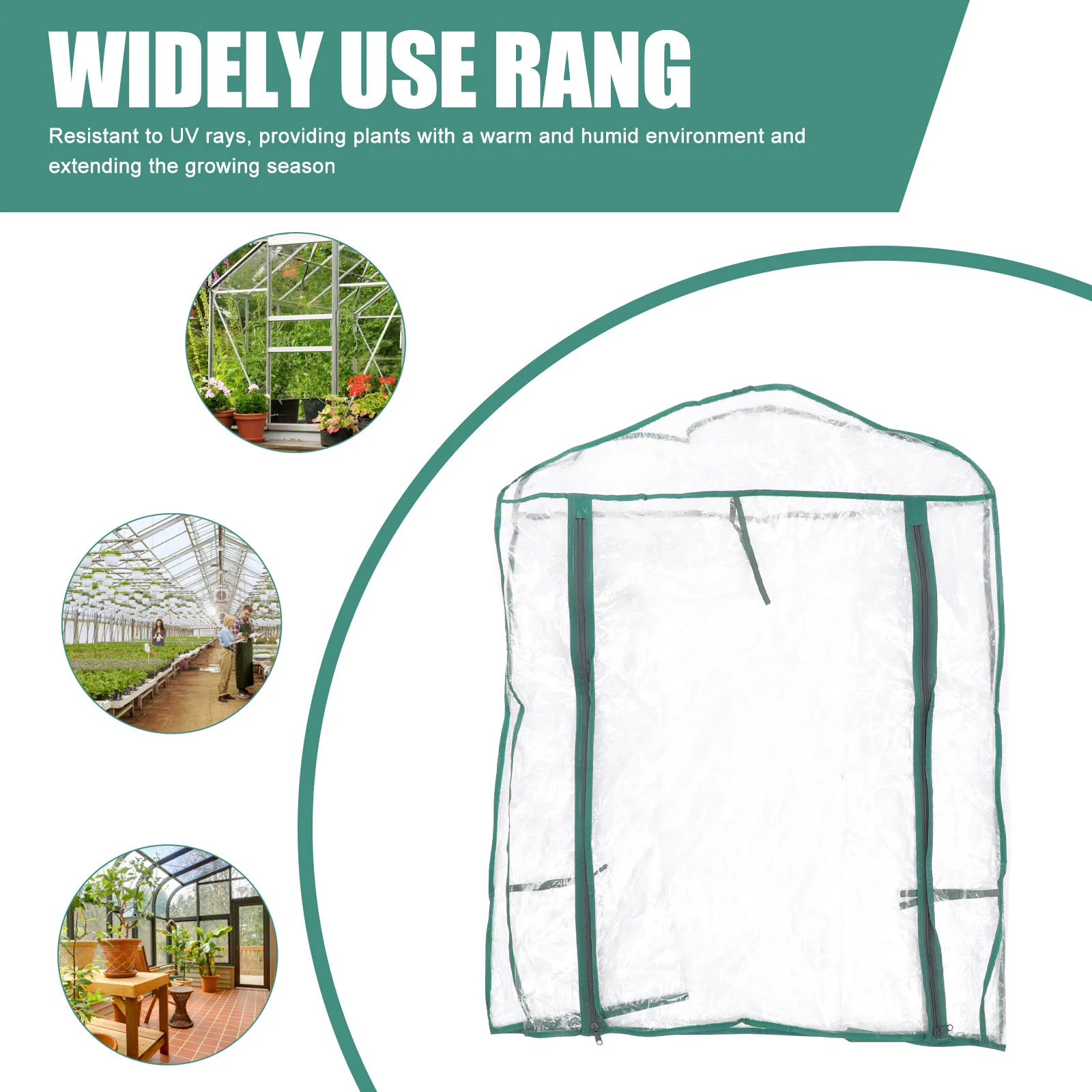 Foldable Mini Greenhouse Cover Replacement High-Quality Uv-Resistant PVC Material for Indoor Outdoor Greenhouse Kits Garden Use