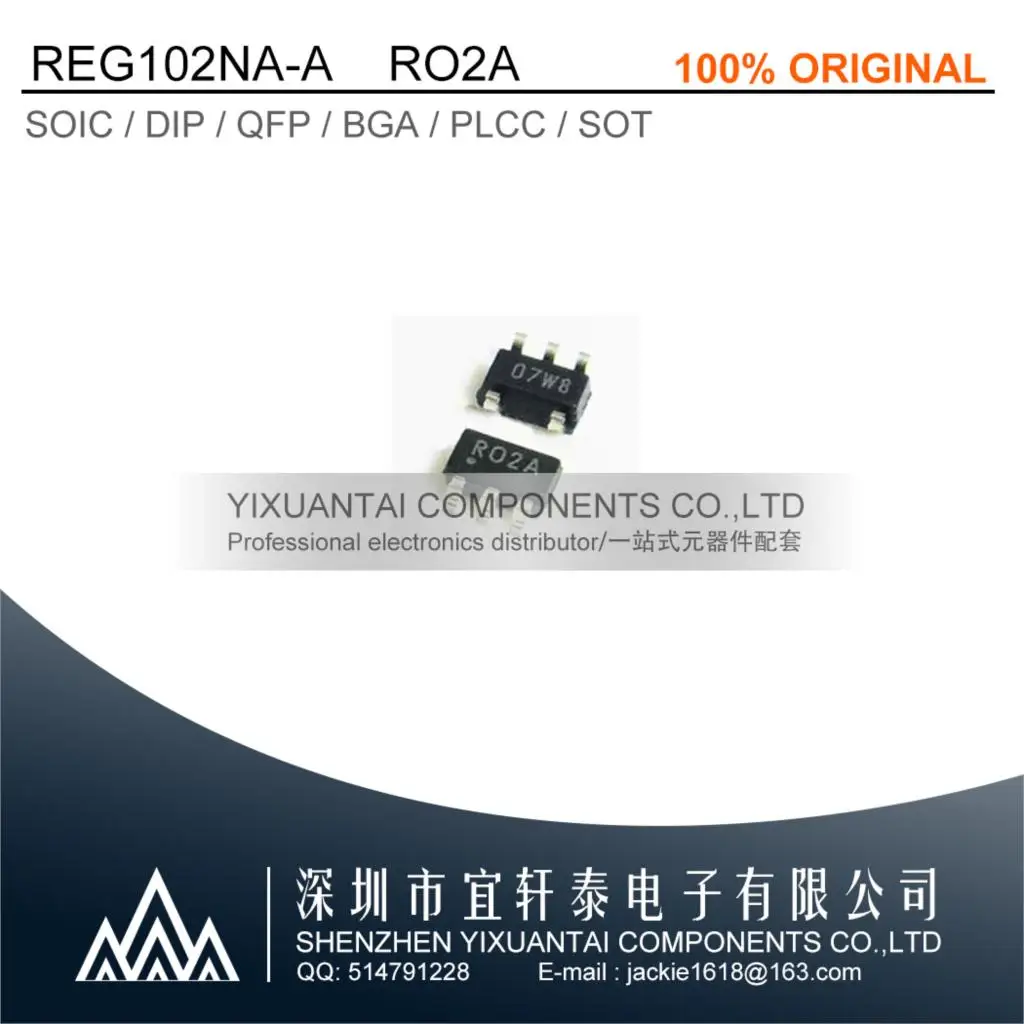 

10pcs/lot original REG102NA-A REG102 RO2A SOT23-5