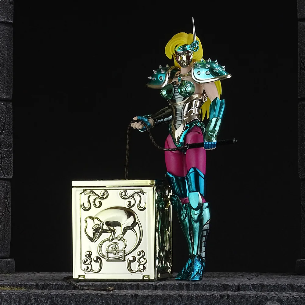 Saint Seiya Bronze Saints Cloth Chameleon Jenny Pandora Box PVC Plastic Box Plating Sruface Collections Model Toys