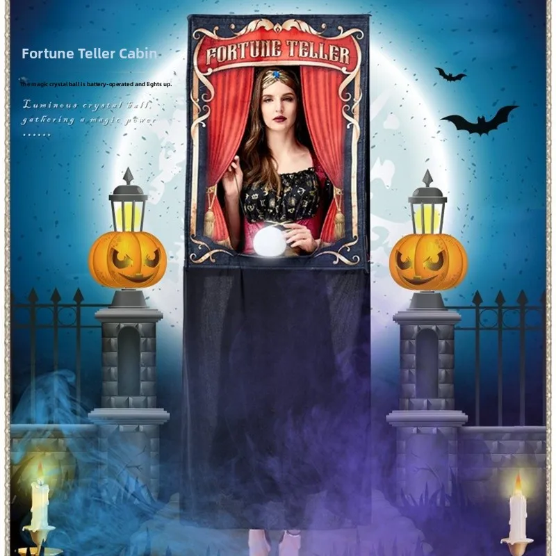 

Halloween Prop Costume Scary Magic House Men Women Witch Cosplay Stage Performance Outfit Polyester Fiber 100% Online Sales