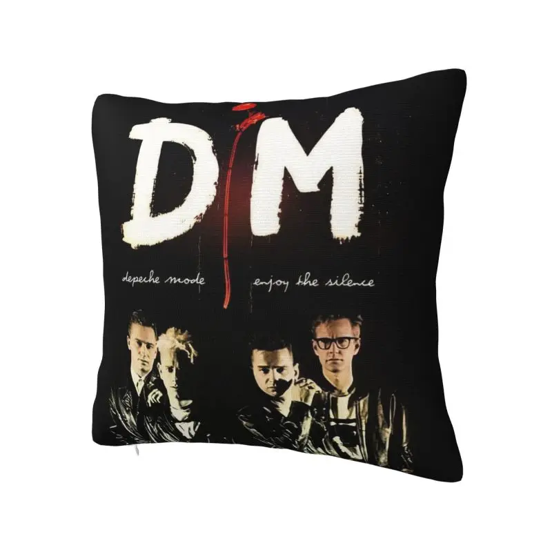 Custom Electronic Rock Depeche Cool Mode Throw Pillow Covers Home Decor Cute Cushions for Sofa Square Pillowcase