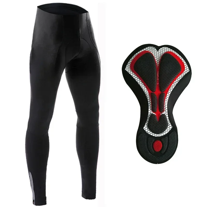 X-TIGER Cycling Pants Men MTB Mountain Bike Autumn Padded Bicycle Tights Pro Team Pants 5D Gel Padded Road Bike Long Pants