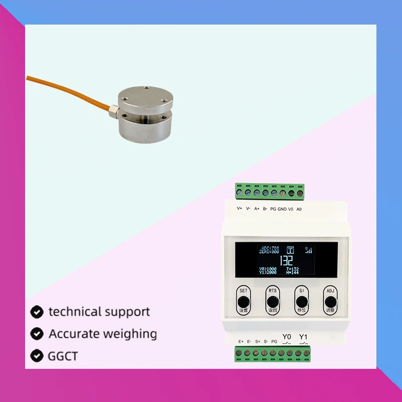 

25mm Flat Load Cell Weight Sensor and IoT Indicator Display Instrument for Education Science Technology Tension Compression
