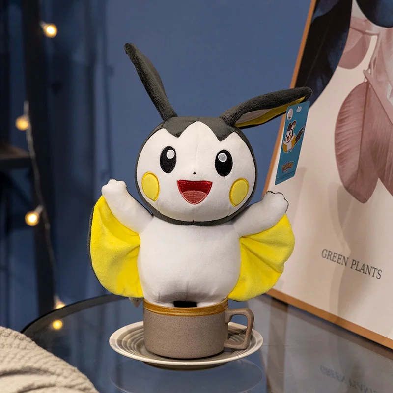 26cm Emolga Plush Toys Pokemon Stuffed Doll Kawaii Anime Room Decor Lovely Petauristidae Plushies Xmas Gifts Birthday Present - view 2