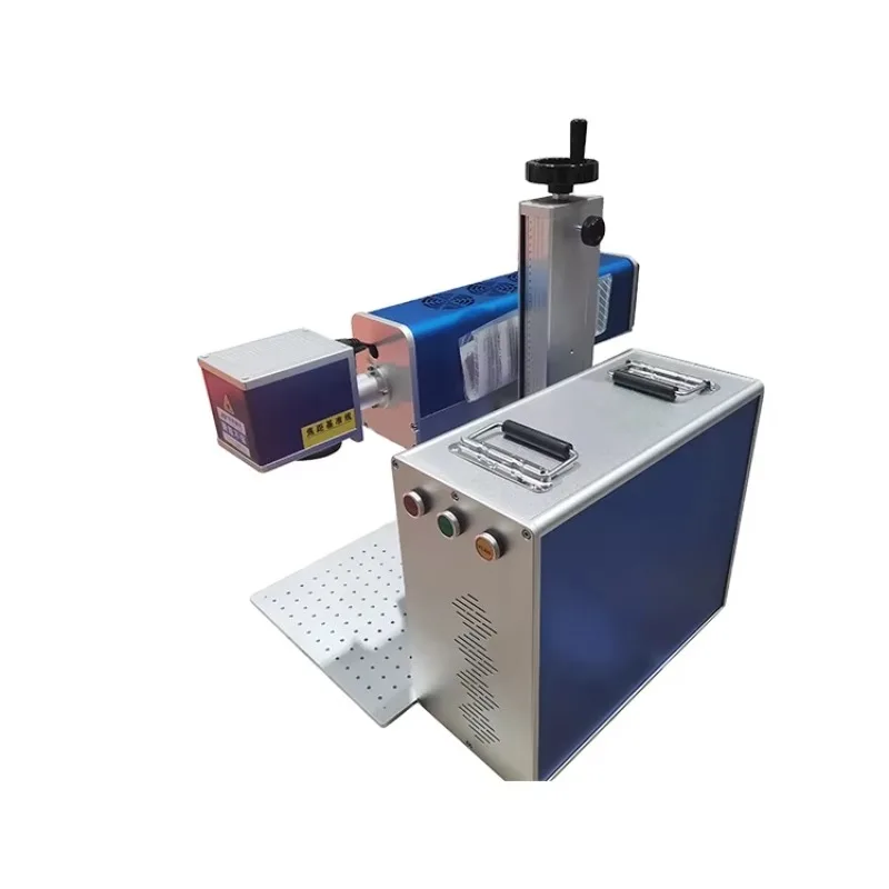 Online Fiber Laser Marking Machine With Conveyor Table For Alloy Parts Product ID Marking Accurate Focus Wholesale Supplier