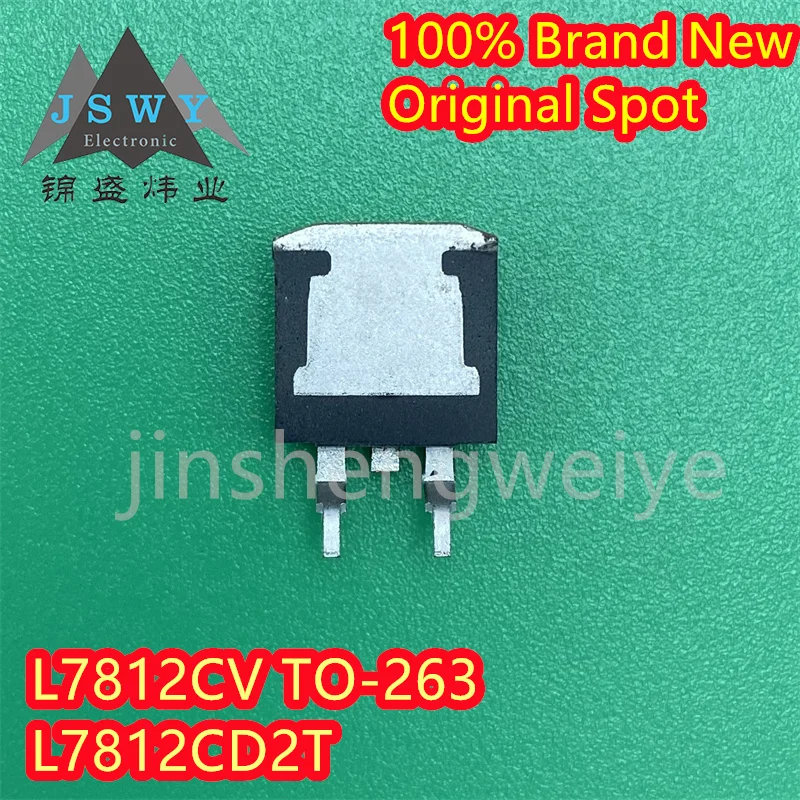 Hot IC 2023+ L7812CV L7812 L7812CD2T TO-263 SMT L7812 Three-terminal Voltage Regulator 12V 100% Brand New and Original 5PCS