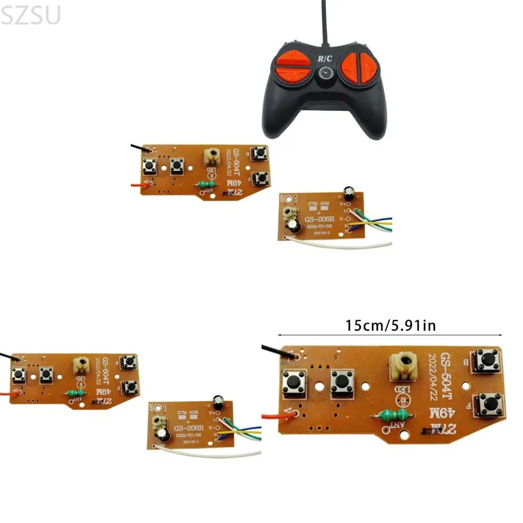 SZSU 40Mhz Remote Transmitter Receiver Set Anti Interferences Remote Control Module
